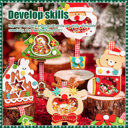 Christmas Themed Felt Decoration DIY Material Package